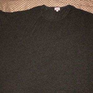 Solid dark gray 3XL LuLaRoe Irma